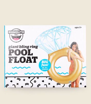 giant bling ring pool float