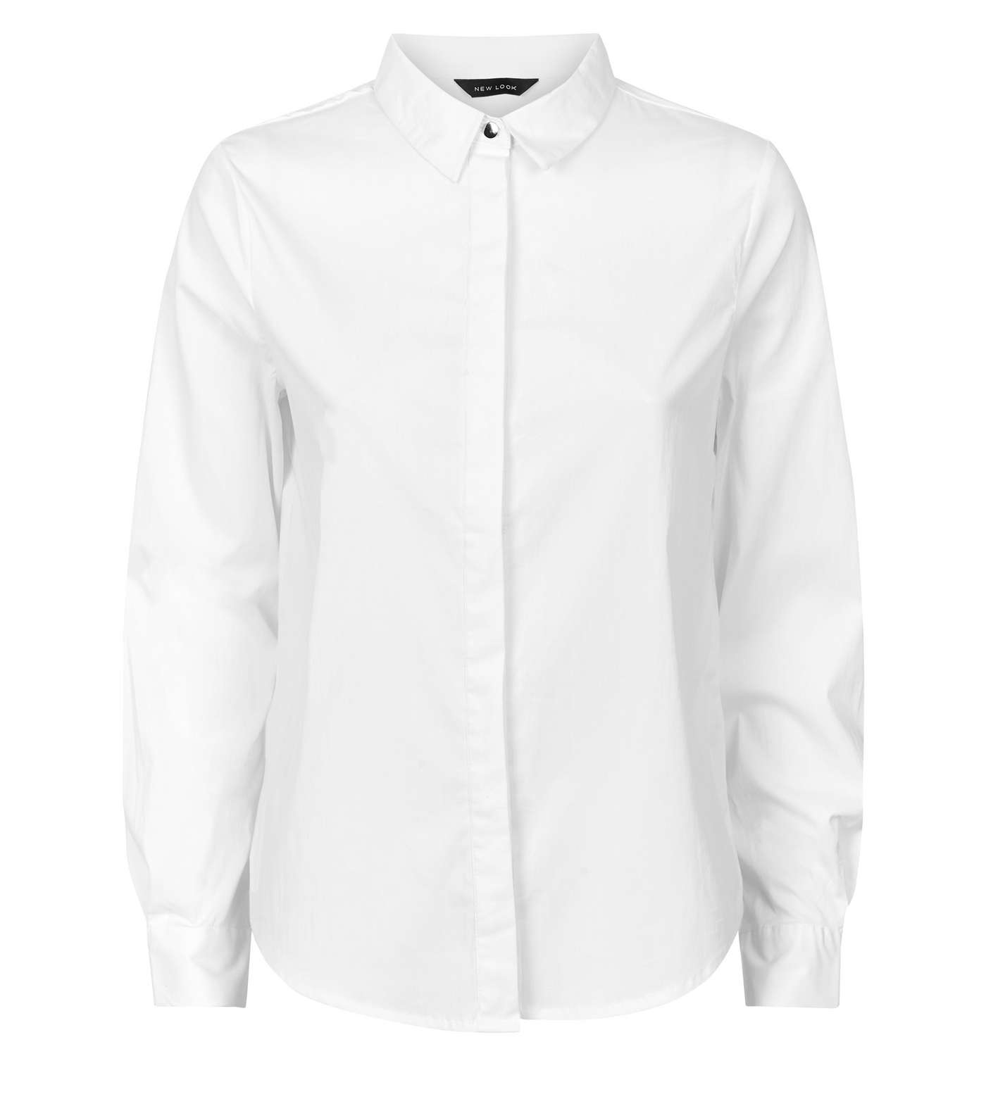 White Long Sleeve Shirt Image 4