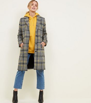new look yellow coat