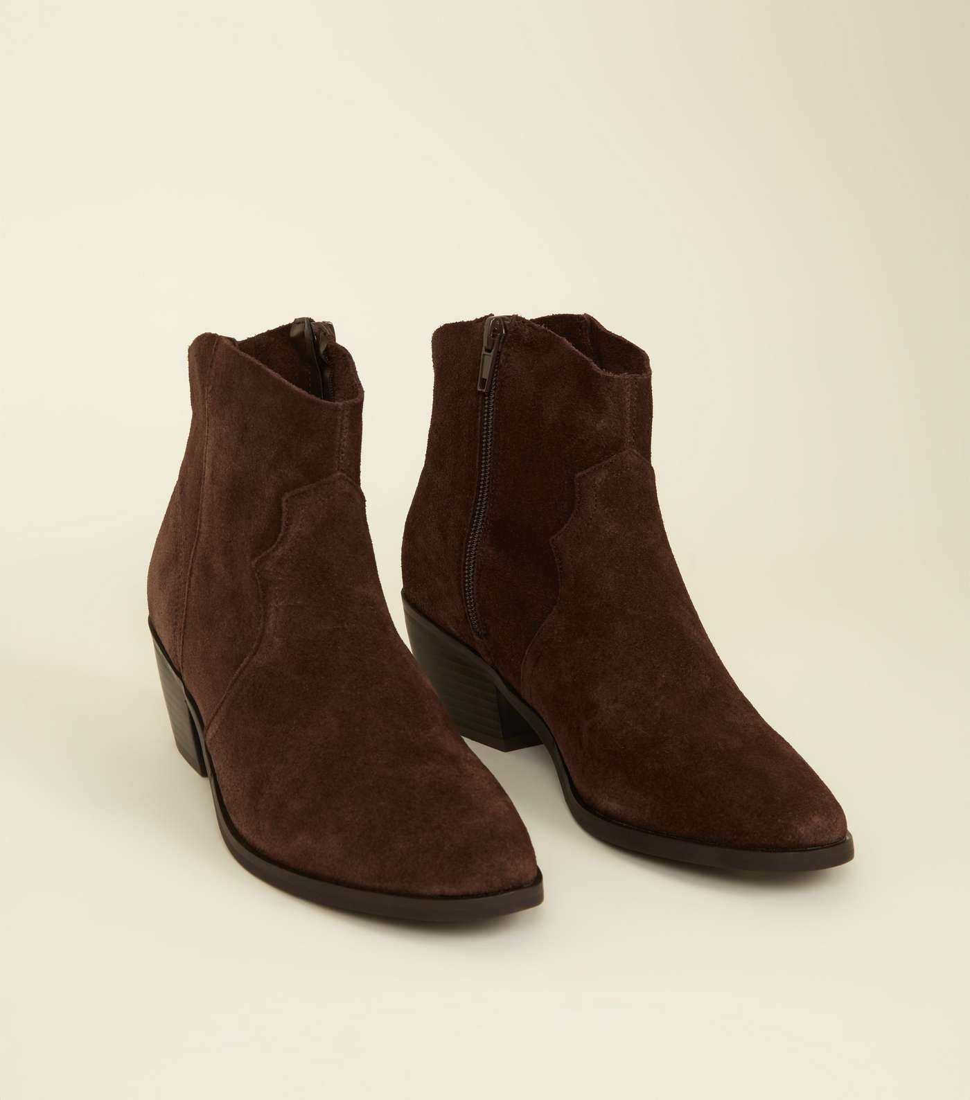Brown Suede Western Boots Image 3