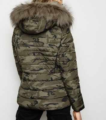 Camo jacket womens new look best sale