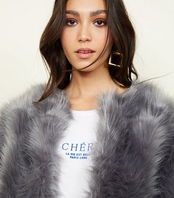 veste fourrure courte