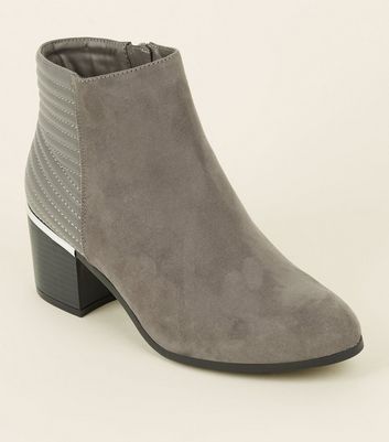 shoe boots grey