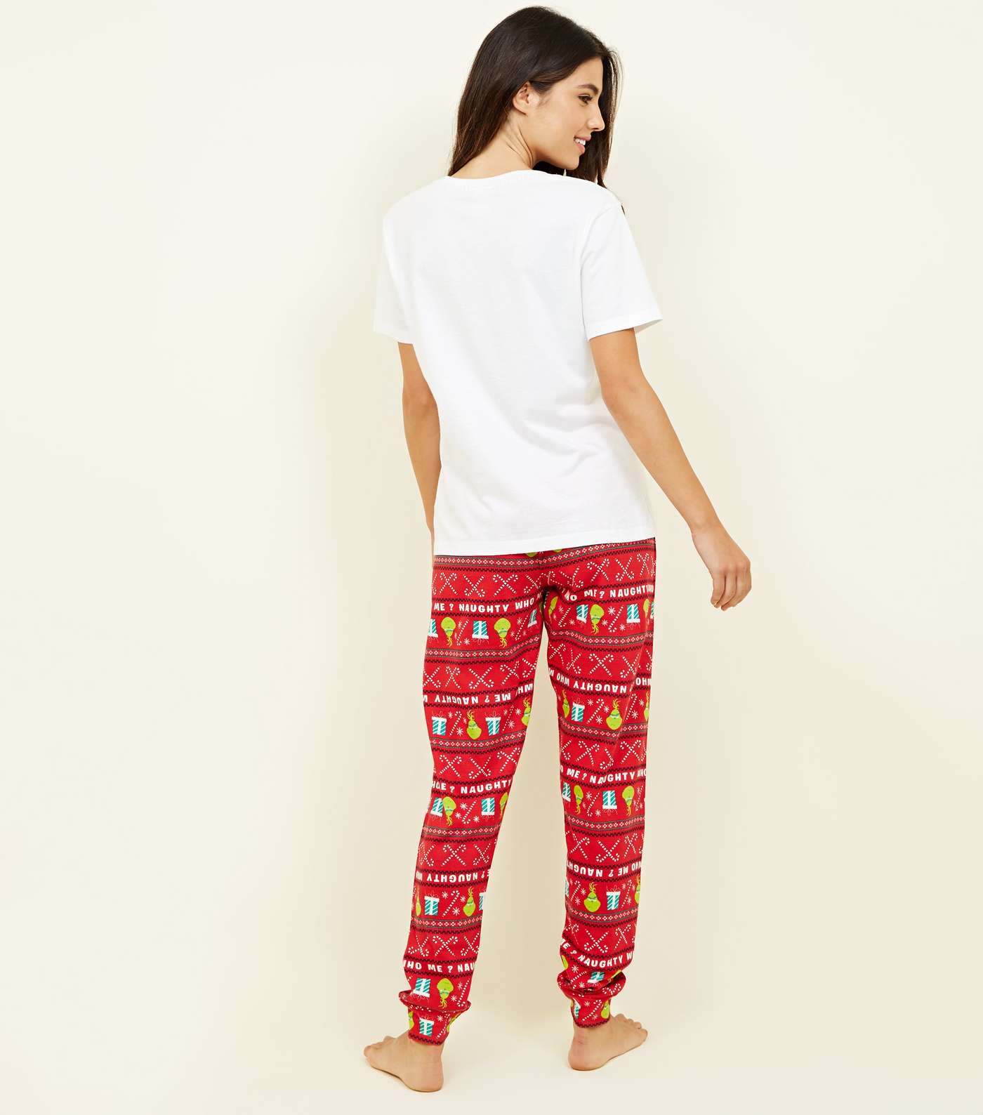 Red Grinch Pyjama Set Image 3