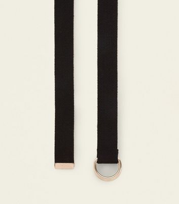 black d ring belt