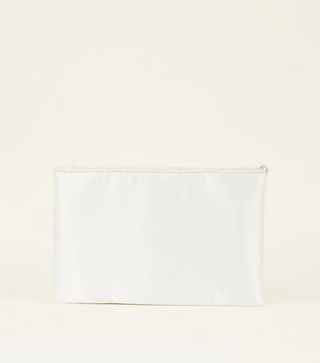 cream clutch bag new look