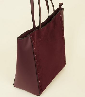 burgundy bag new look