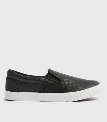 black slip on shoes