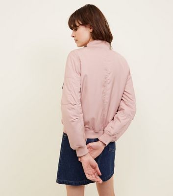 light pink bomber jacket