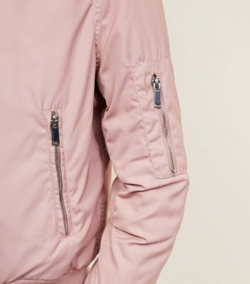 new look pink bomber jacket