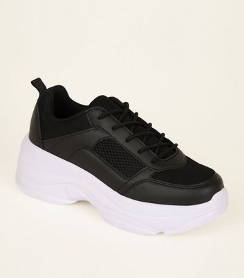 black lace up plimsolls womens