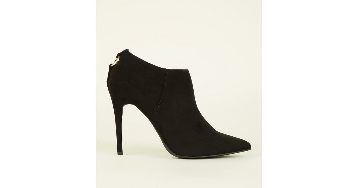 Escarpins Noirs à Talons Aiguilles New Look – Pointure UK 6 – Occasion En Excellent état – Talons Hauts