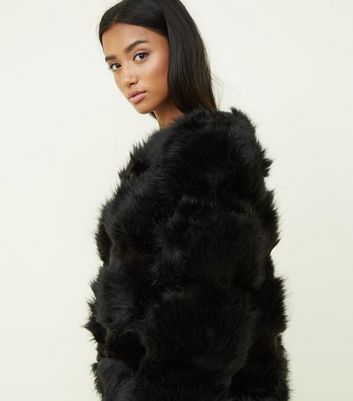 New look hotsell pelted fur coat