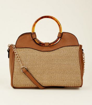 tan handbags new look