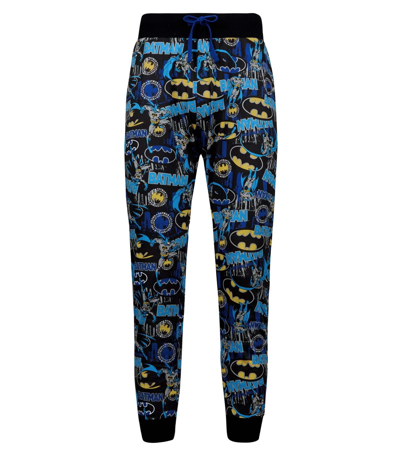 Multicoloured Batman Pyjama Joggers Image 4