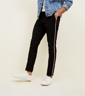side stripe trousers mens