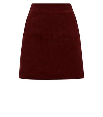 Burgundy skirt new outlet look