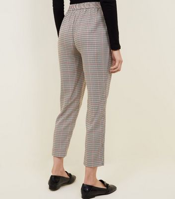 Trousers | Pull-On Check Wide Leg Trousers 27