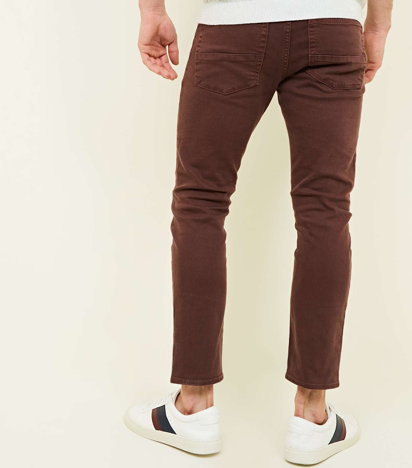 Rust Ankle Grazer Slim Jeans Image 3