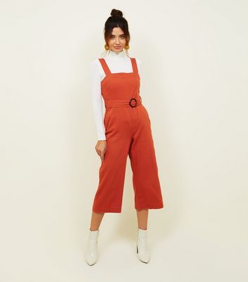 new look denim culotte jumpsuit