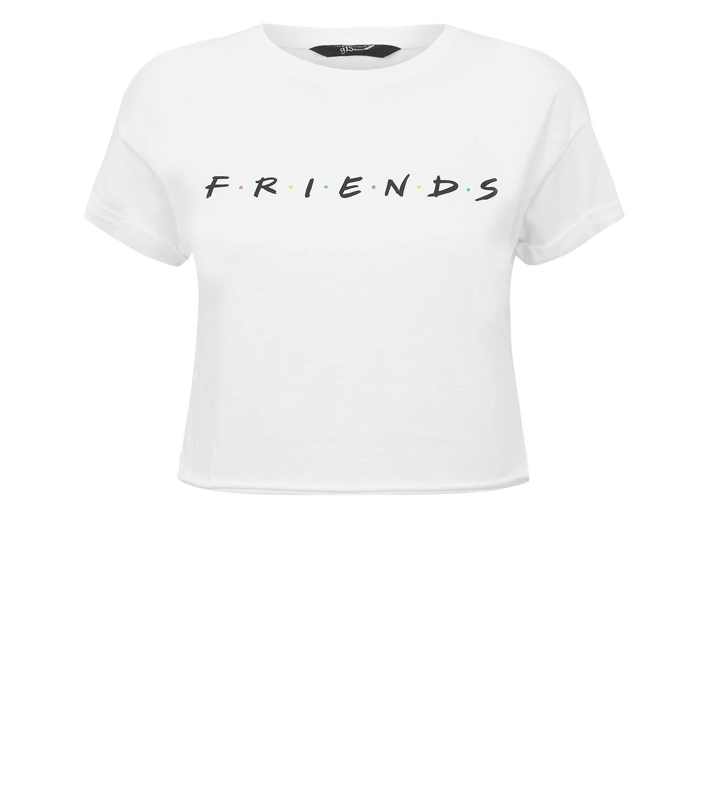 Girls White Crew Neck Friends Logo T-Shirt Image 4