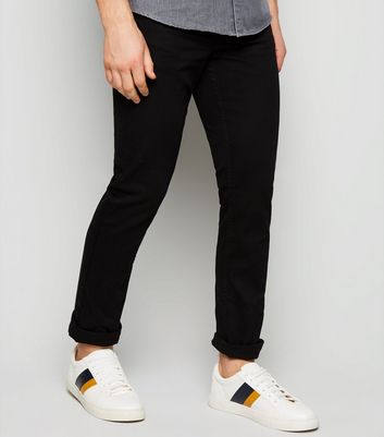 New Look Denim Mens Skinny Stretch Jeans in Black for Men Mens Clothing Jeans Skinny jeans 
