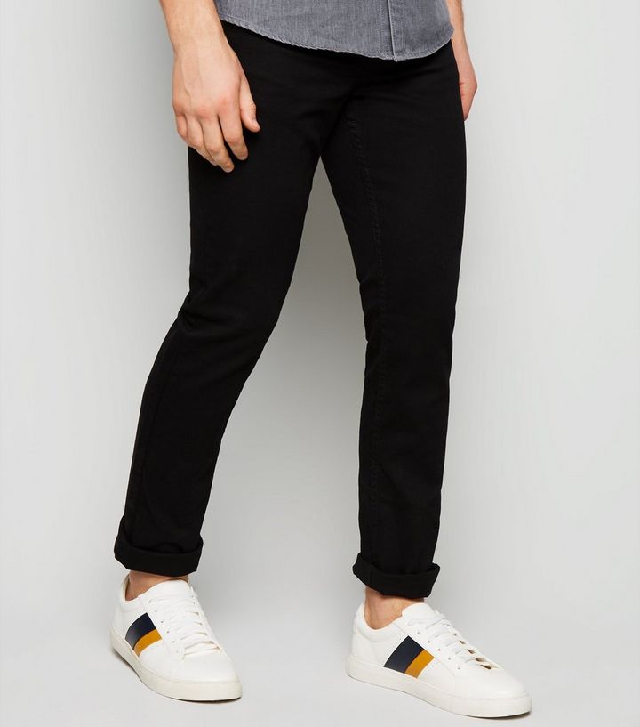 Black Stretch Slim Fit Jeans | New