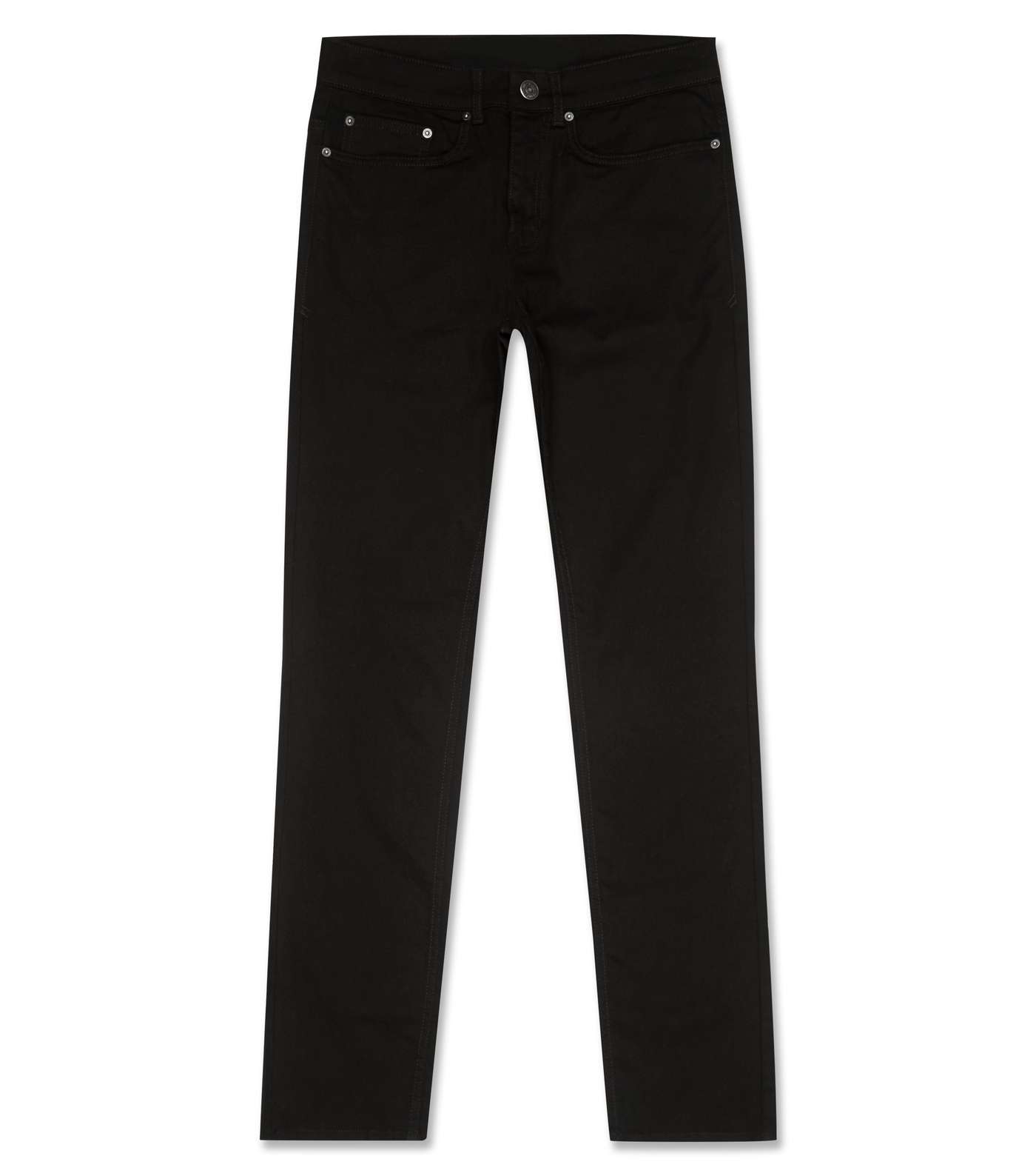Black Stretch Slim Fit Jeans Image 4