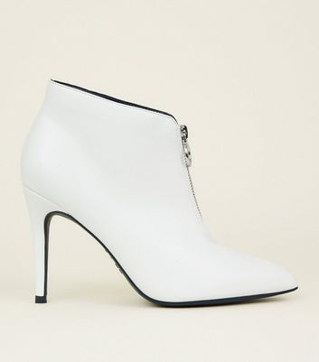 white stilettos new look