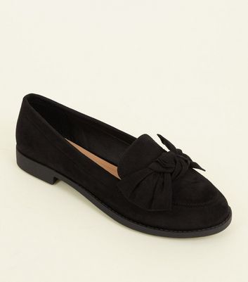 new look wide fit loafers