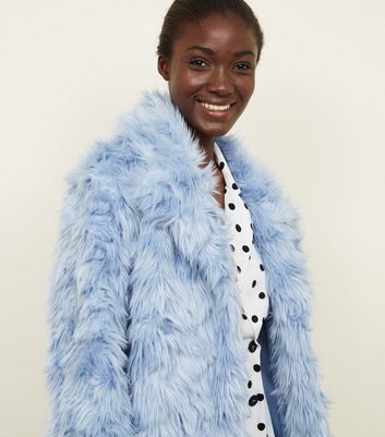 shaggy faux fur jacket