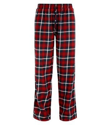 Red check deals pyjama bottoms