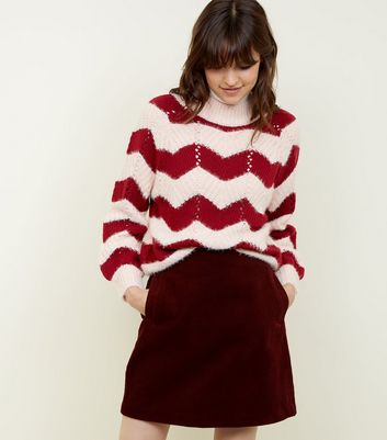 new look cord skirt