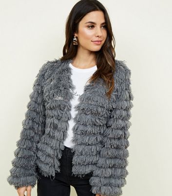 New look shaggy cardigan best sale