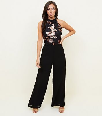 new look halter neck jumpsuit