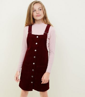 Girls deals corduroy pinafore