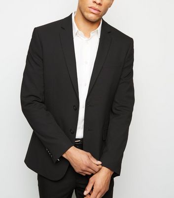 Men's Black Slim Fit Blazer New Look shop for Men's Black Slim Fit Blazer New Look at Shopo