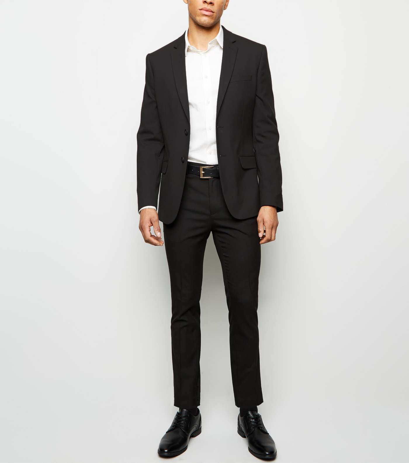 Black Slim Fit Blazer Image 2