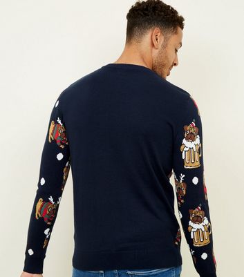 new look mens christmas jumpers