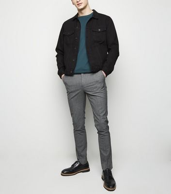 check skinny trousers mens