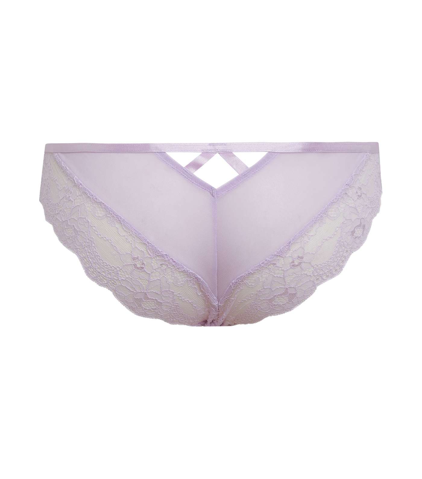 Lilac Lace Strappy Briefs  Image 4