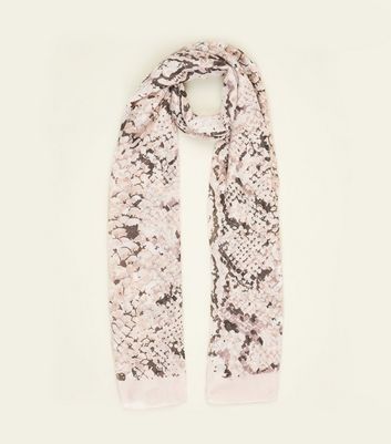 snake print scarf