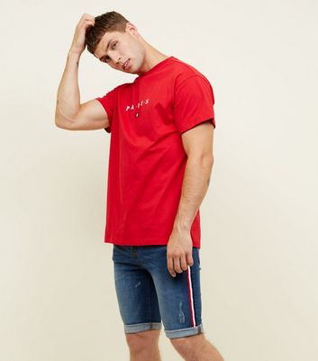 new look mens denim shorts
