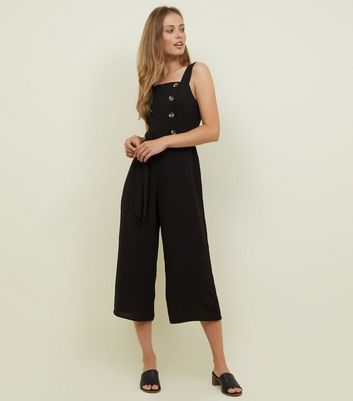 new look black jumpsuit sale