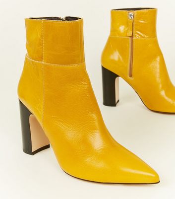 New look yellow boots hotsell