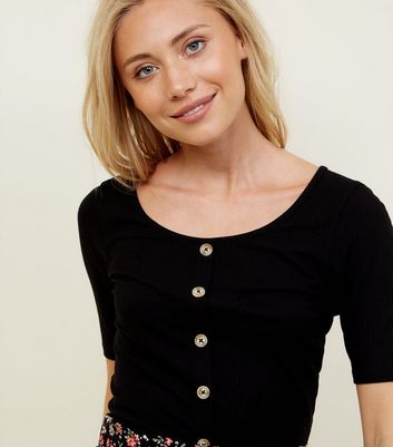 button front t shirt