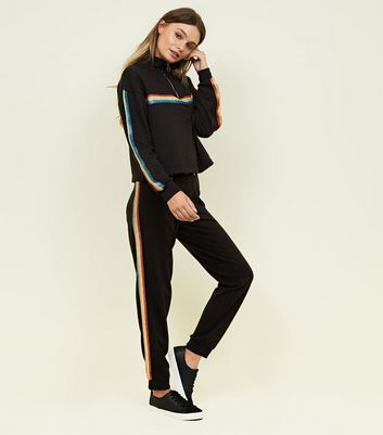 side stripe tracksuit womens