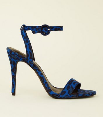 blue leopard print shoes