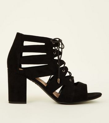 lace up ghillie heels