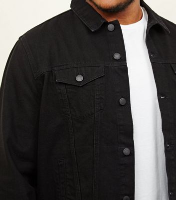 Men's Plus Size Black Denim Jacket New Look shop for Men's Plus Size Black Denim Jacket New Look at Shopo
